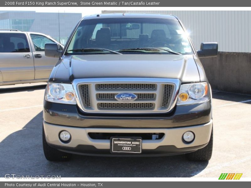 Stone Green Metallic / Tan/Castaño Leather 2008 Ford F150 King Ranch SuperCrew
