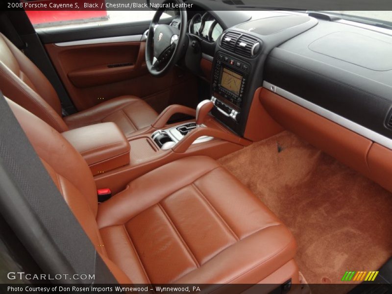 2008 Cayenne S Chestnut/Black Natural Leather Interior
