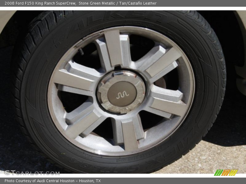 Stone Green Metallic / Tan/Castaño Leather 2008 Ford F150 King Ranch SuperCrew