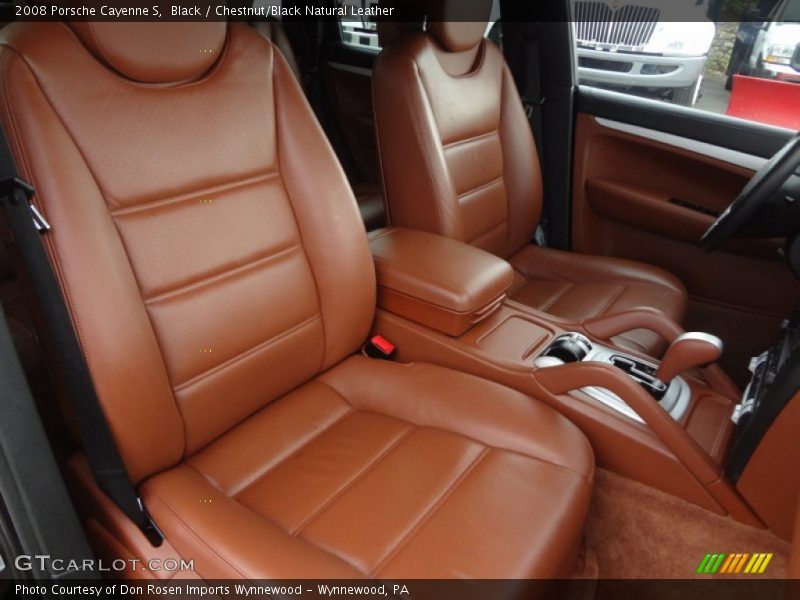 Front Seat of 2008 Cayenne S