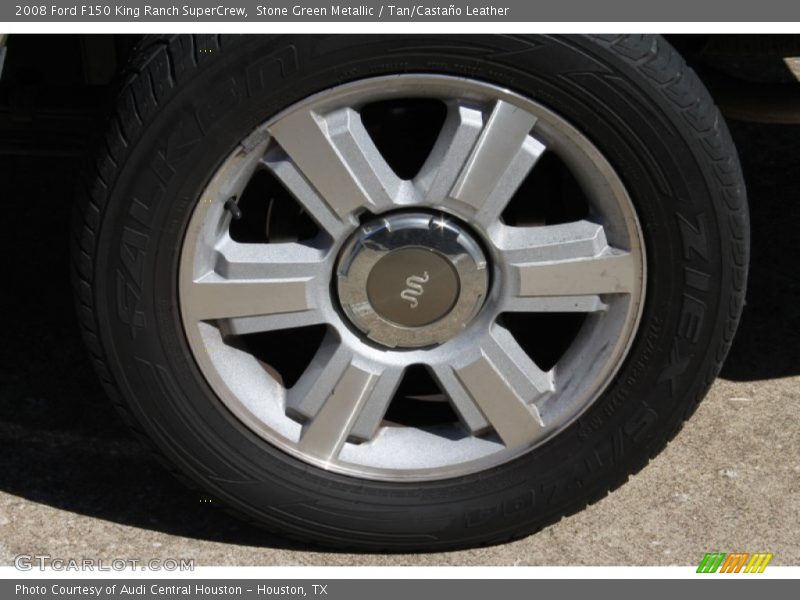 Stone Green Metallic / Tan/Castaño Leather 2008 Ford F150 King Ranch SuperCrew