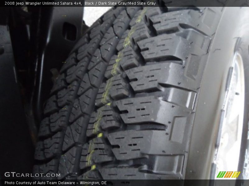 Black / Dark Slate Gray/Med Slate Gray 2008 Jeep Wrangler Unlimited Sahara 4x4