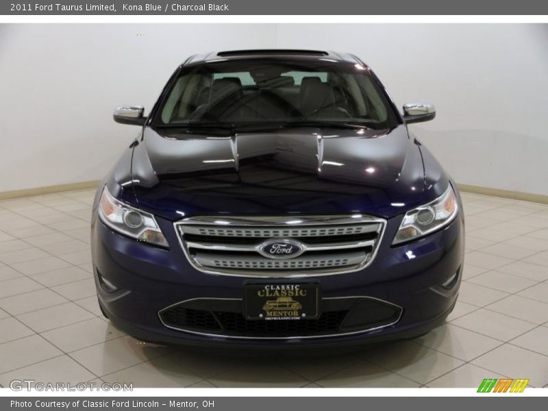 Kona Blue / Charcoal Black 2011 Ford Taurus Limited