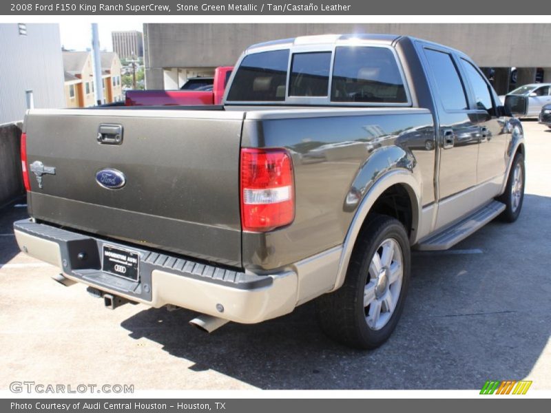 Stone Green Metallic / Tan/Castaño Leather 2008 Ford F150 King Ranch SuperCrew
