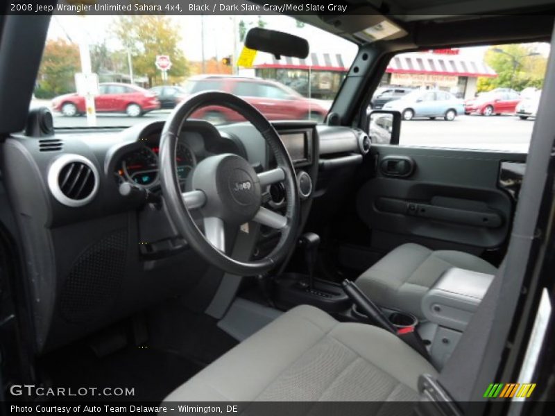 Black / Dark Slate Gray/Med Slate Gray 2008 Jeep Wrangler Unlimited Sahara 4x4
