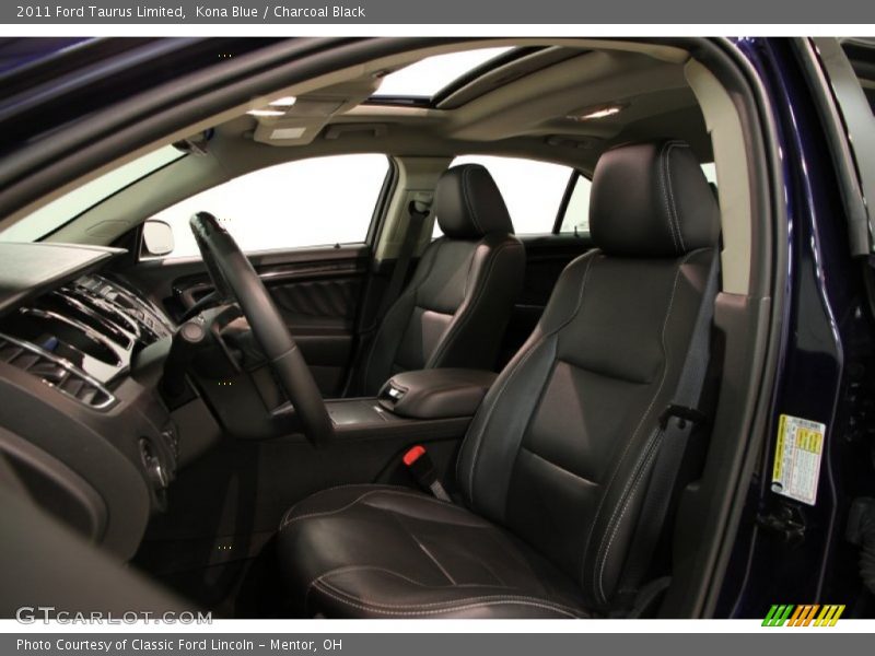 Kona Blue / Charcoal Black 2011 Ford Taurus Limited