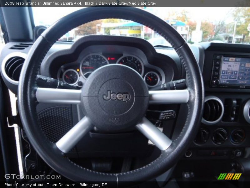 Black / Dark Slate Gray/Med Slate Gray 2008 Jeep Wrangler Unlimited Sahara 4x4