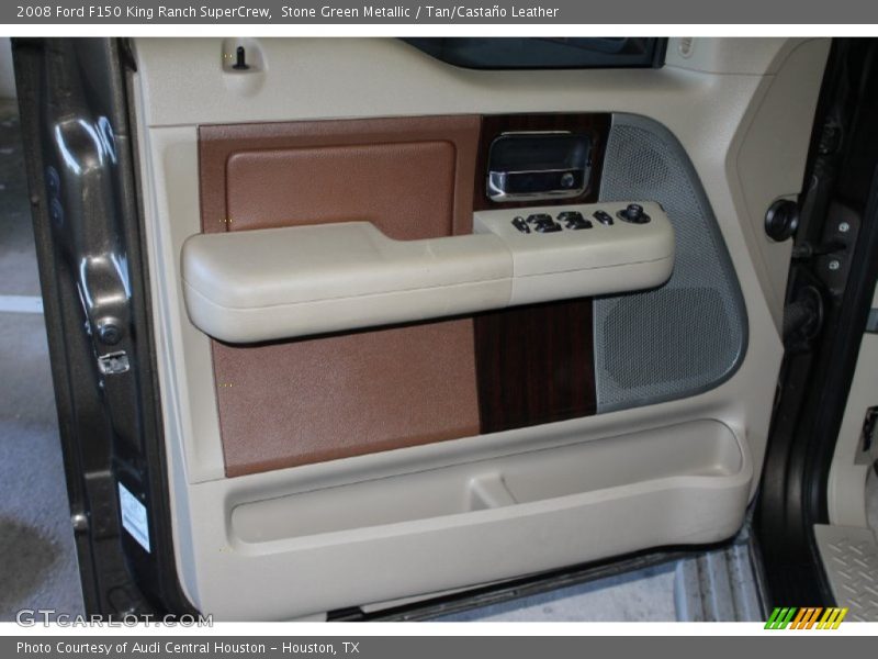 Stone Green Metallic / Tan/Castaño Leather 2008 Ford F150 King Ranch SuperCrew