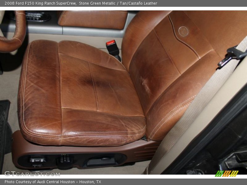 Stone Green Metallic / Tan/Castaño Leather 2008 Ford F150 King Ranch SuperCrew
