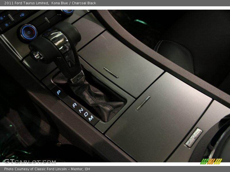 Kona Blue / Charcoal Black 2011 Ford Taurus Limited