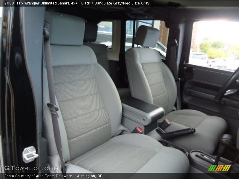 Black / Dark Slate Gray/Med Slate Gray 2008 Jeep Wrangler Unlimited Sahara 4x4