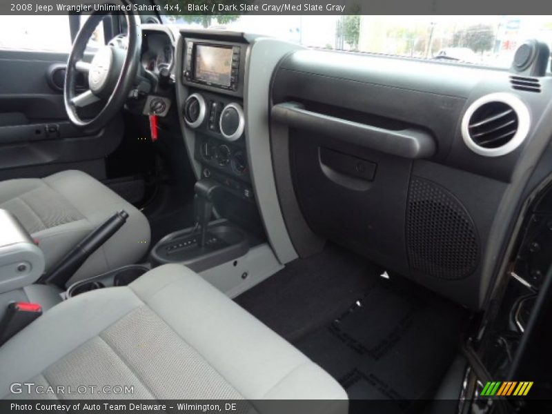 Black / Dark Slate Gray/Med Slate Gray 2008 Jeep Wrangler Unlimited Sahara 4x4