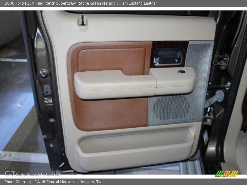 Stone Green Metallic / Tan/Castaño Leather 2008 Ford F150 King Ranch SuperCrew