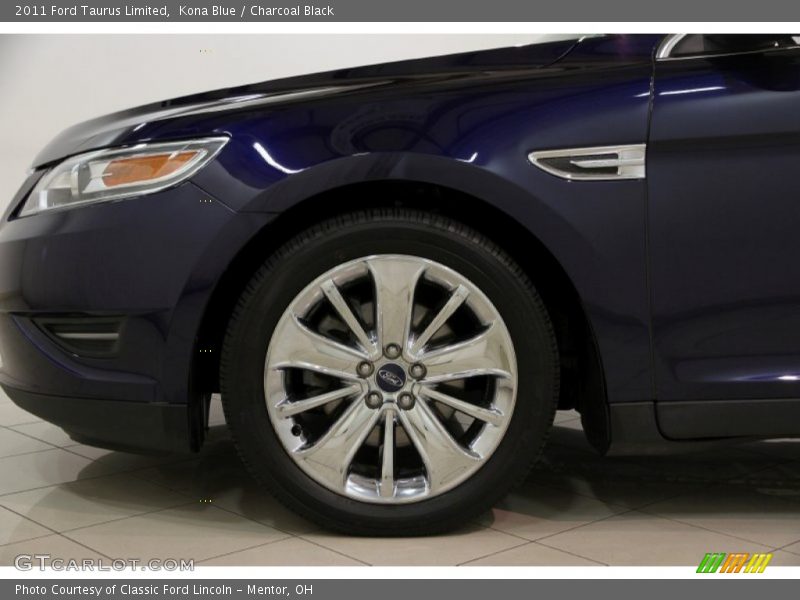 Kona Blue / Charcoal Black 2011 Ford Taurus Limited