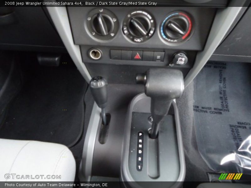 Black / Dark Slate Gray/Med Slate Gray 2008 Jeep Wrangler Unlimited Sahara 4x4