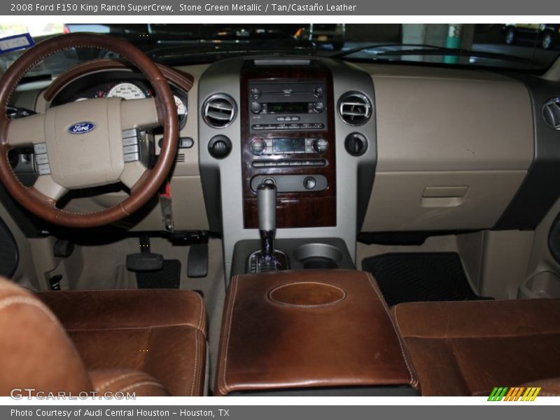 Stone Green Metallic / Tan/Castaño Leather 2008 Ford F150 King Ranch SuperCrew