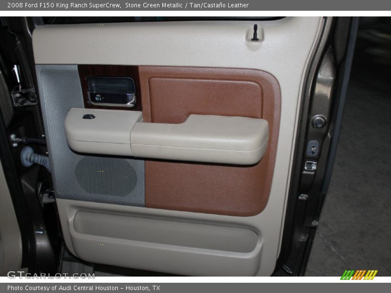 Stone Green Metallic / Tan/Castaño Leather 2008 Ford F150 King Ranch SuperCrew