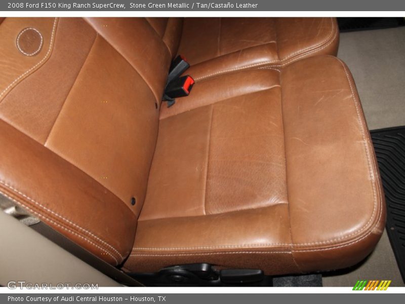 Stone Green Metallic / Tan/Castaño Leather 2008 Ford F150 King Ranch SuperCrew