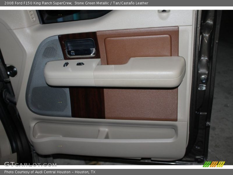Stone Green Metallic / Tan/Castaño Leather 2008 Ford F150 King Ranch SuperCrew
