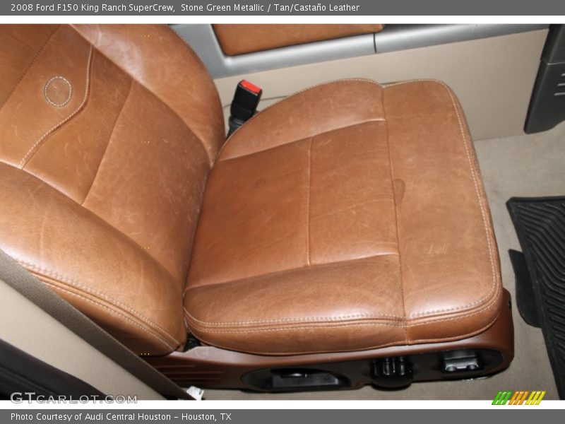 Stone Green Metallic / Tan/Castaño Leather 2008 Ford F150 King Ranch SuperCrew