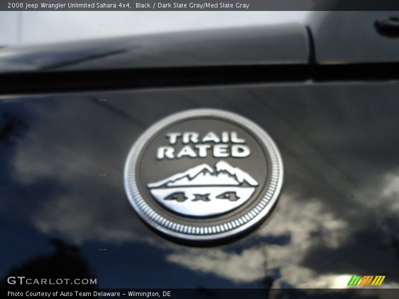 Black / Dark Slate Gray/Med Slate Gray 2008 Jeep Wrangler Unlimited Sahara 4x4