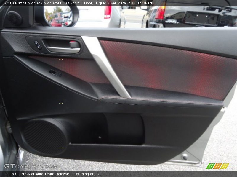 Liquid Silver Metallic / Black/Red 2010 Mazda MAZDA3 MAZDASPEED3 Sport 5 Door