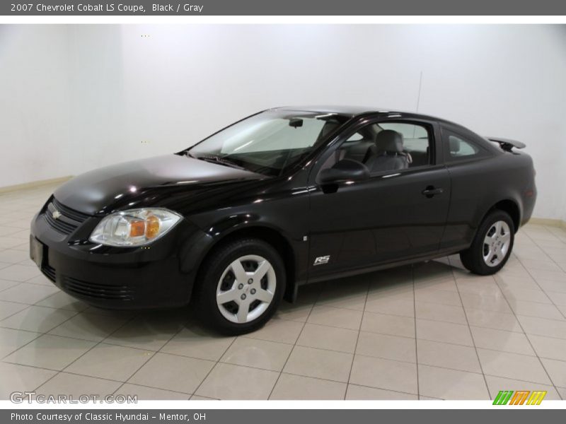 Black / Gray 2007 Chevrolet Cobalt LS Coupe