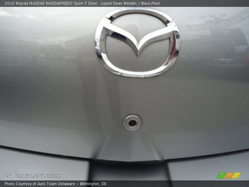 Liquid Silver Metallic / Black/Red 2010 Mazda MAZDA3 MAZDASPEED3 Sport 5 Door