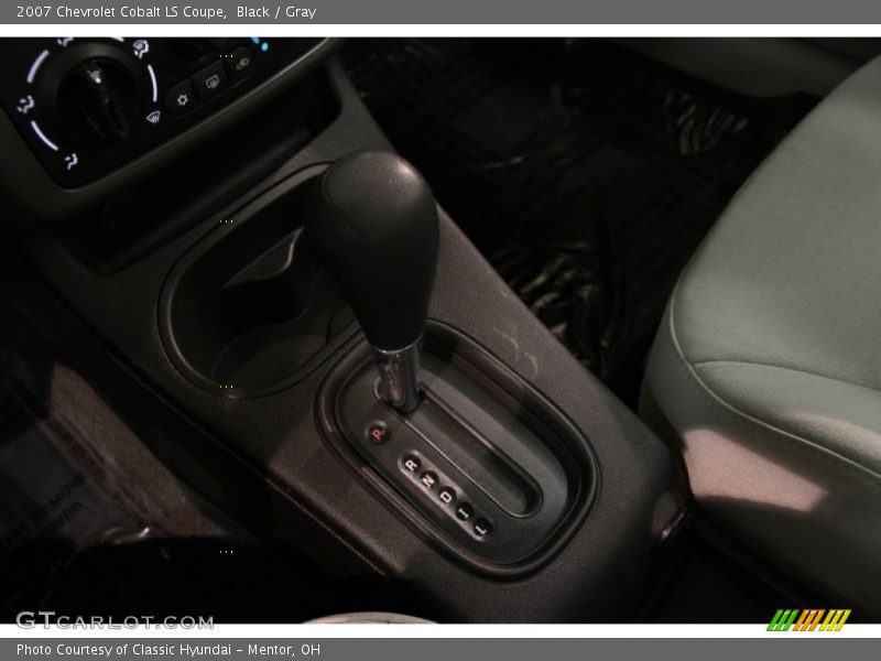 Black / Gray 2007 Chevrolet Cobalt LS Coupe