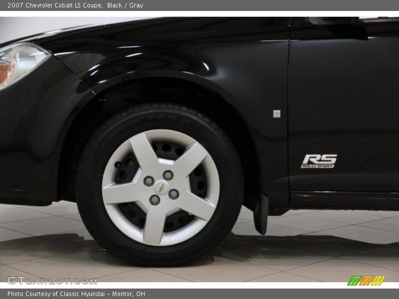 Black / Gray 2007 Chevrolet Cobalt LS Coupe