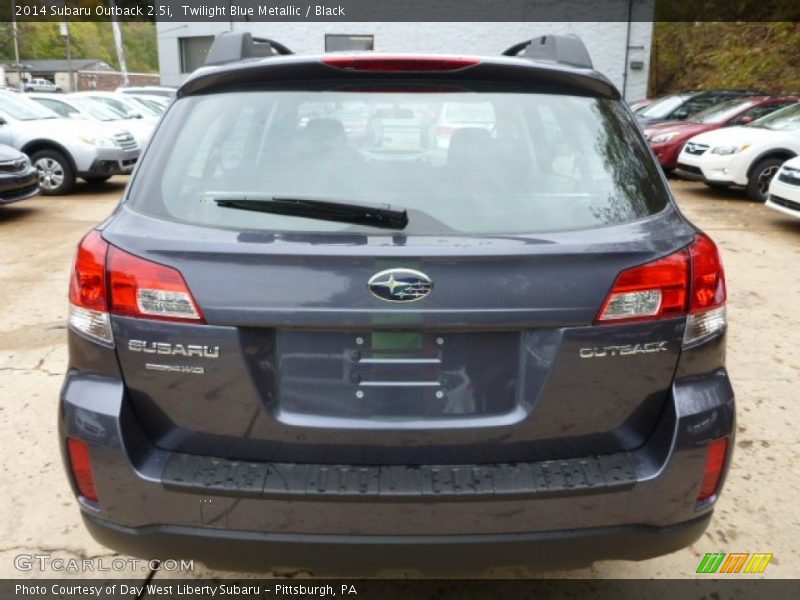 Twilight Blue Metallic / Black 2014 Subaru Outback 2.5i