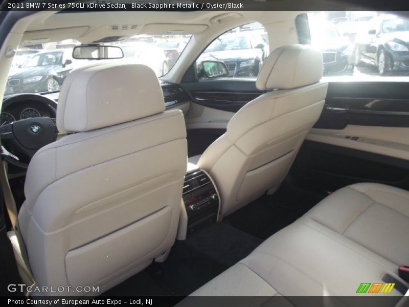 Black Sapphire Metallic / Oyster/Black 2011 BMW 7 Series 750Li xDrive Sedan