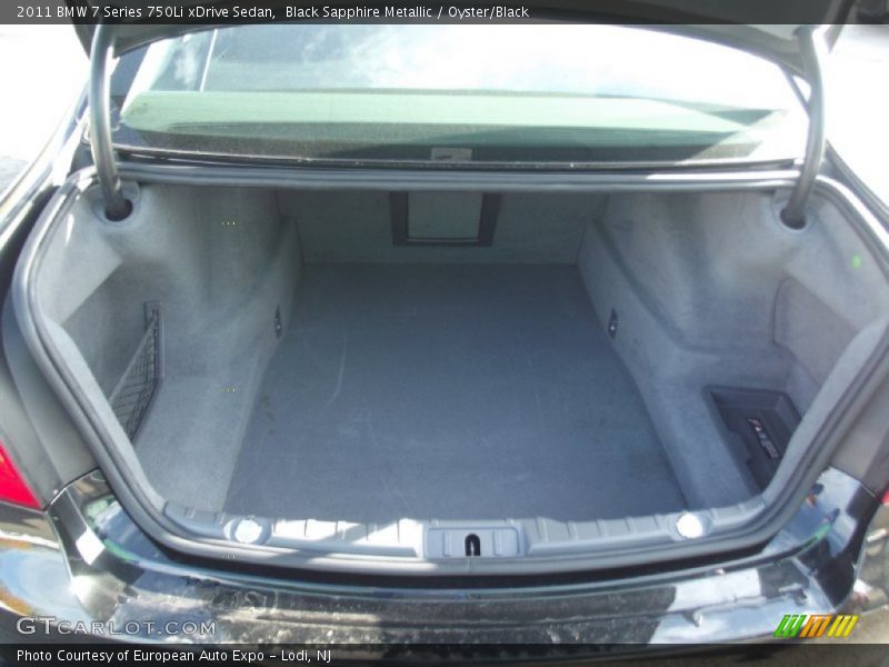 Black Sapphire Metallic / Oyster/Black 2011 BMW 7 Series 750Li xDrive Sedan