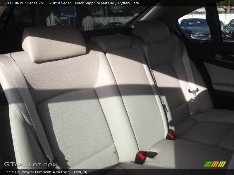 Black Sapphire Metallic / Oyster/Black 2011 BMW 7 Series 750Li xDrive Sedan
