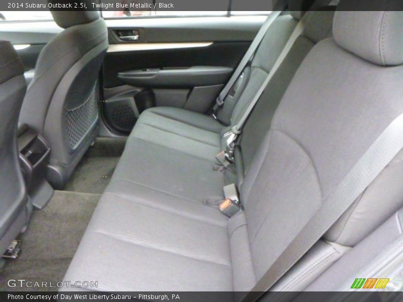 Twilight Blue Metallic / Black 2014 Subaru Outback 2.5i