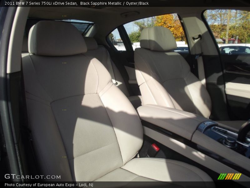 Black Sapphire Metallic / Oyster/Black 2011 BMW 7 Series 750Li xDrive Sedan