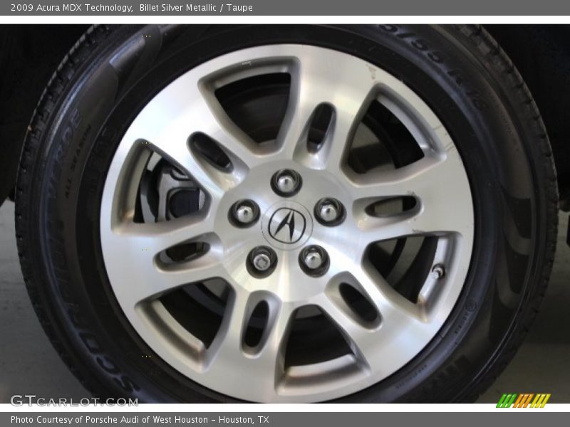 Billet Silver Metallic / Taupe 2009 Acura MDX Technology