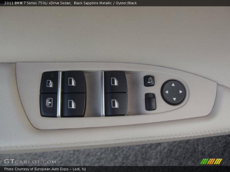Black Sapphire Metallic / Oyster/Black 2011 BMW 7 Series 750Li xDrive Sedan