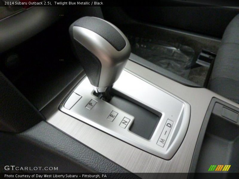 Twilight Blue Metallic / Black 2014 Subaru Outback 2.5i