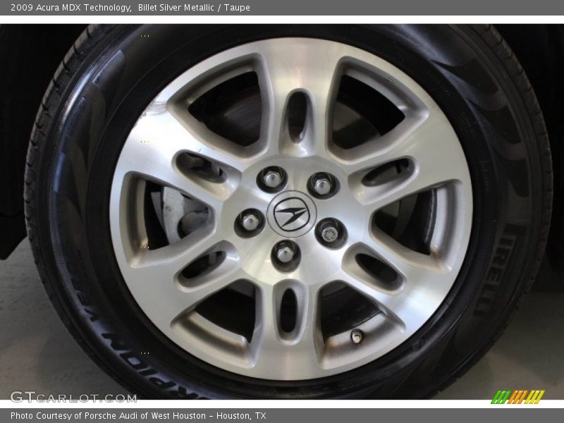 Billet Silver Metallic / Taupe 2009 Acura MDX Technology