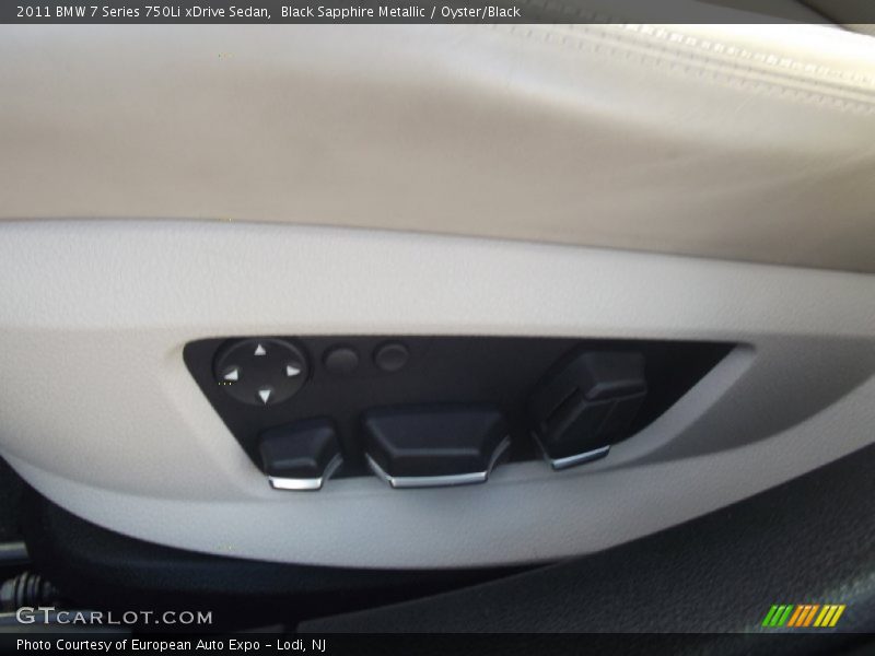 Black Sapphire Metallic / Oyster/Black 2011 BMW 7 Series 750Li xDrive Sedan
