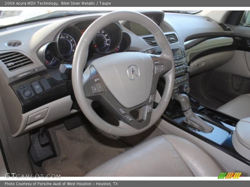 Billet Silver Metallic / Taupe 2009 Acura MDX Technology
