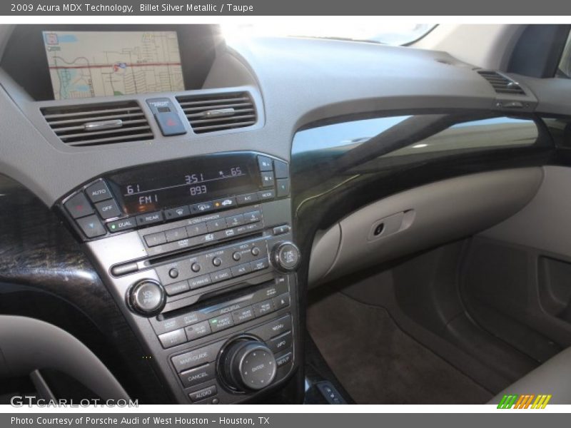 Billet Silver Metallic / Taupe 2009 Acura MDX Technology