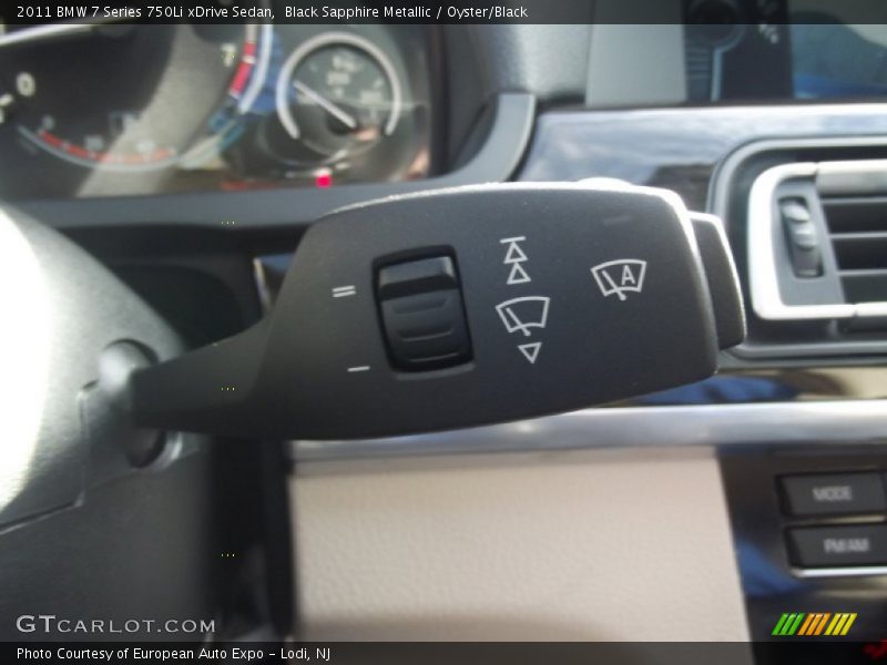 Black Sapphire Metallic / Oyster/Black 2011 BMW 7 Series 750Li xDrive Sedan