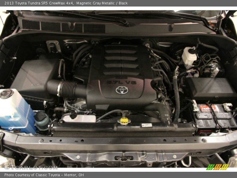 Magnetic Gray Metallic / Black 2013 Toyota Tundra SR5 CrewMax 4x4