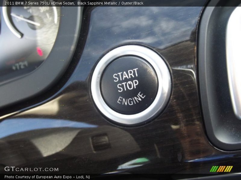 Black Sapphire Metallic / Oyster/Black 2011 BMW 7 Series 750Li xDrive Sedan