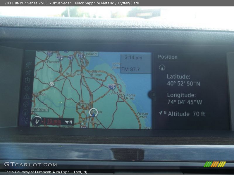 Black Sapphire Metallic / Oyster/Black 2011 BMW 7 Series 750Li xDrive Sedan