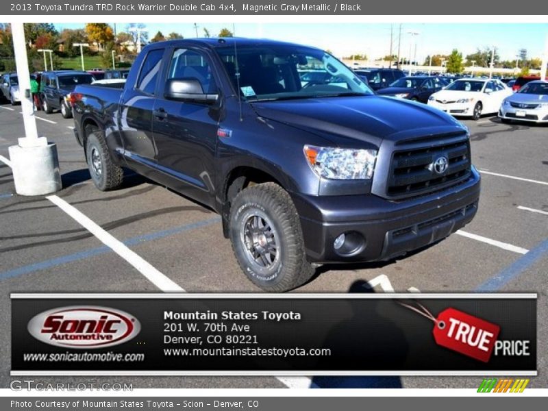 Magnetic Gray Metallic / Black 2013 Toyota Tundra TRD Rock Warrior Double Cab 4x4