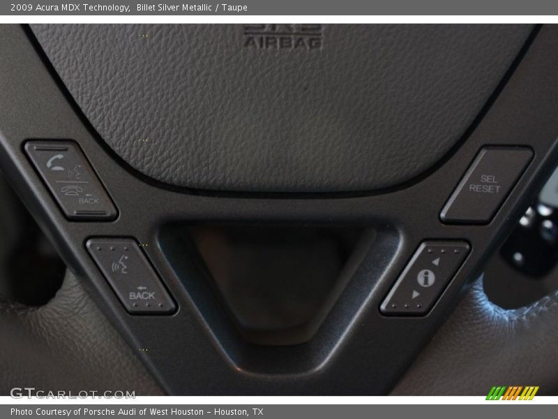 Billet Silver Metallic / Taupe 2009 Acura MDX Technology