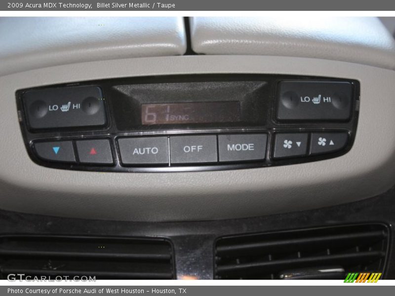 Billet Silver Metallic / Taupe 2009 Acura MDX Technology
